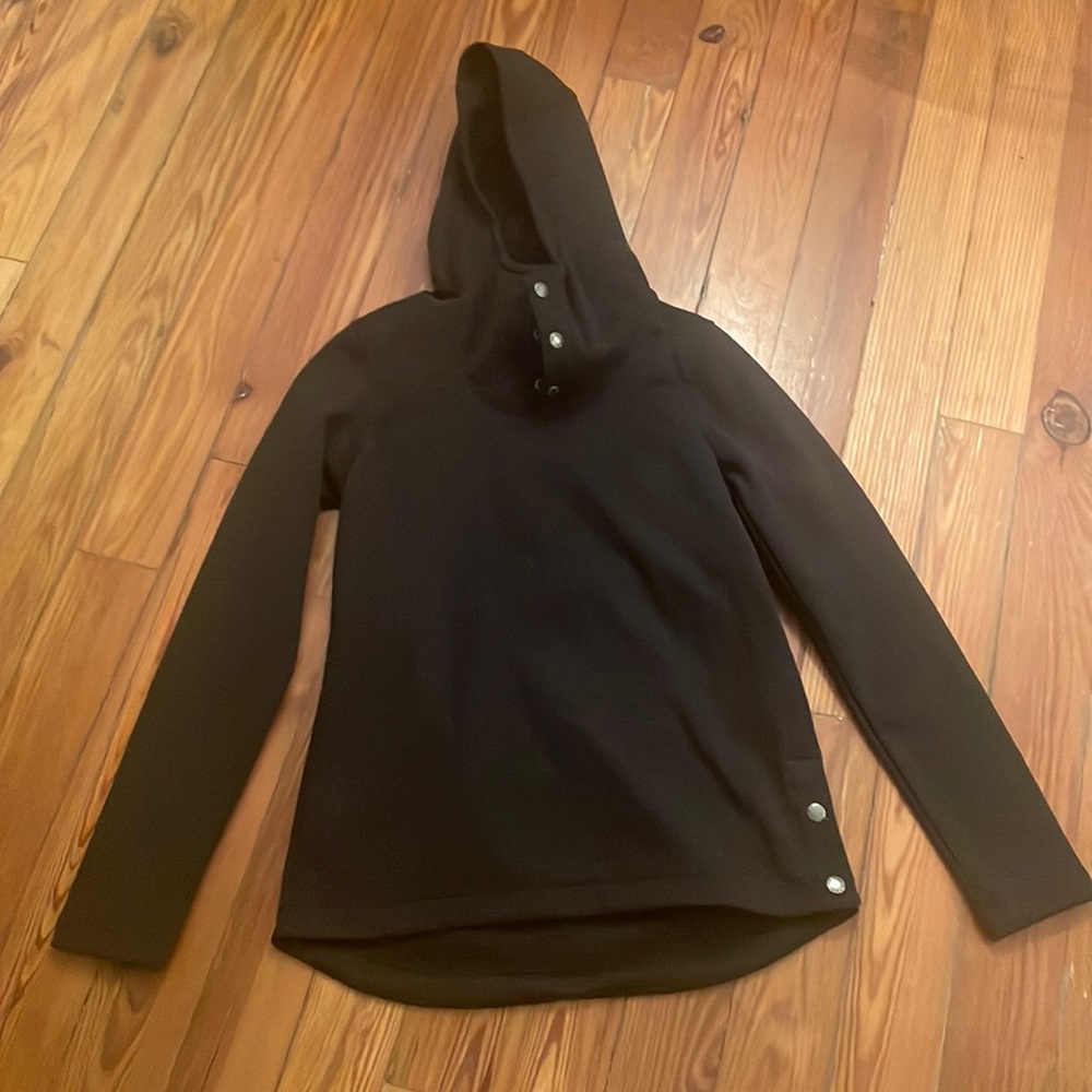 North face tunic sweatshirt size xsmall black good condition